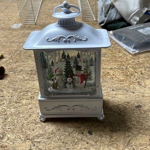 Christmas decor snow globe